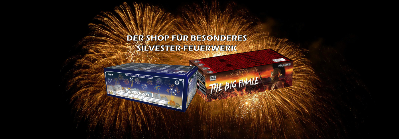 Silvesterfeuerwerk und F3 Feuerwerk hier im Shop kaufen